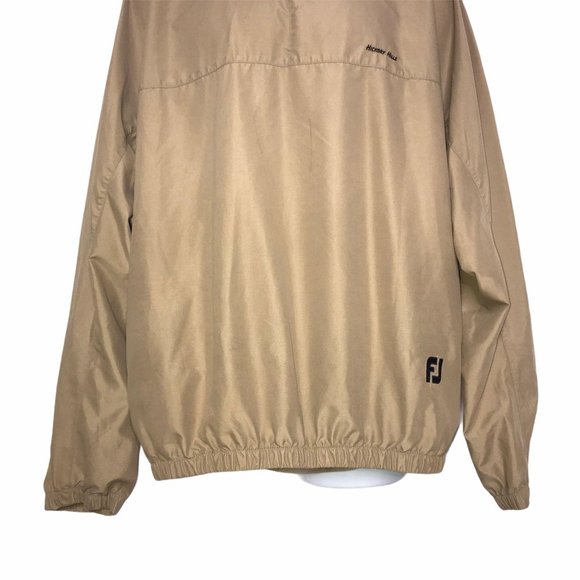 FootJoy Hickory Hills Tan Lightweight Jacket XL - Picture 3 of 9
